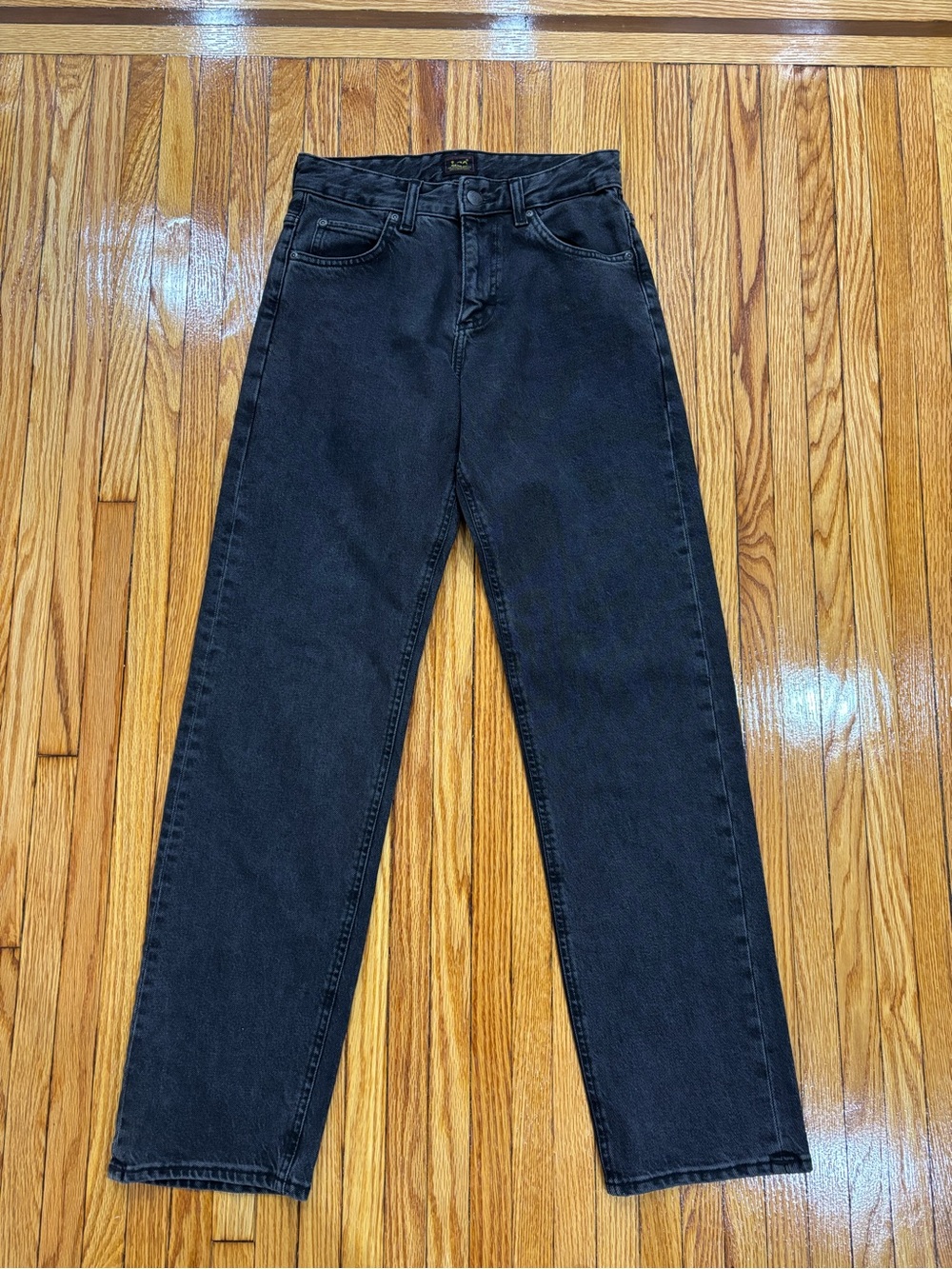 Lee Women’s Straight Leg Jeans Black Wash Size 27